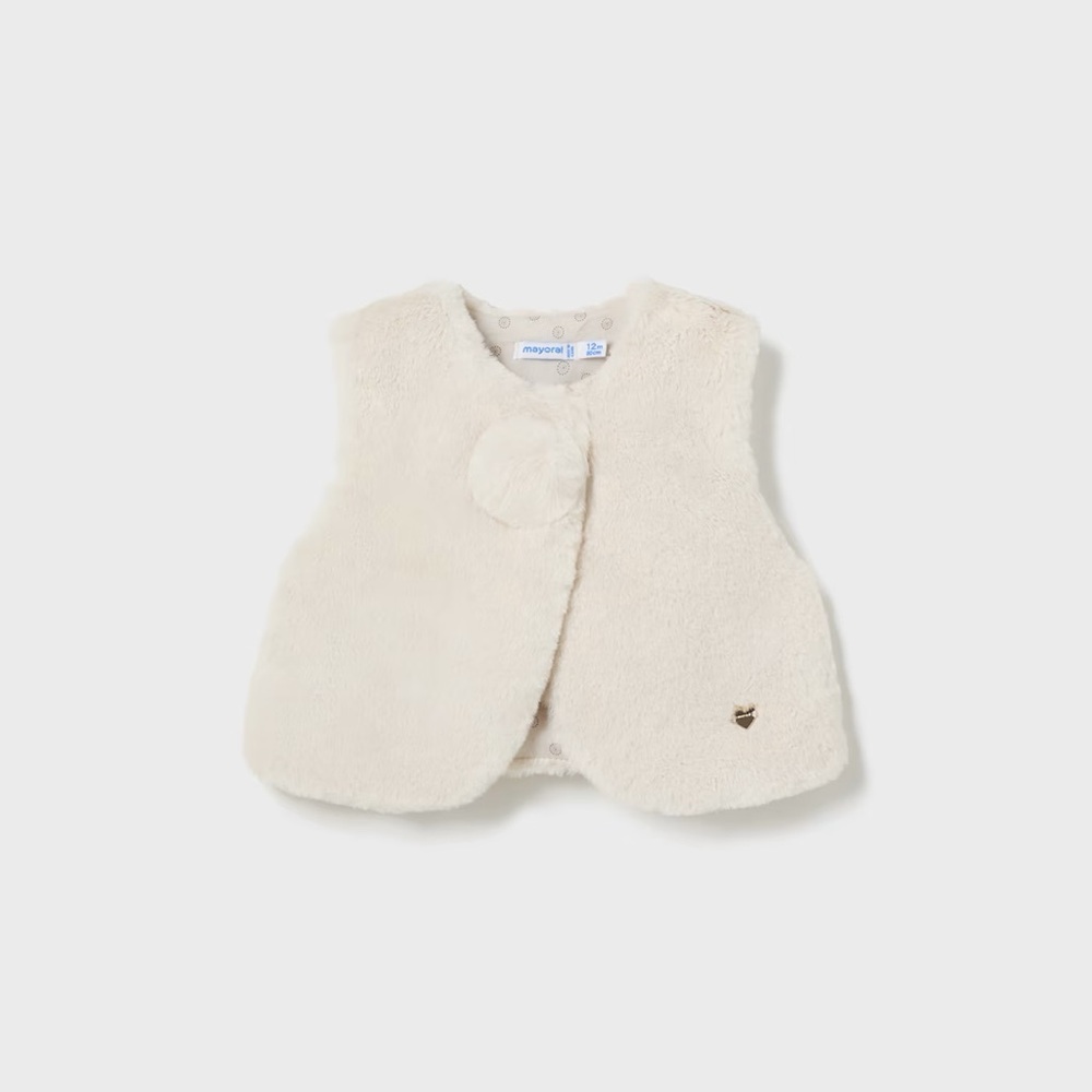 BABY GIRLS FAUX FUR VEST NWT